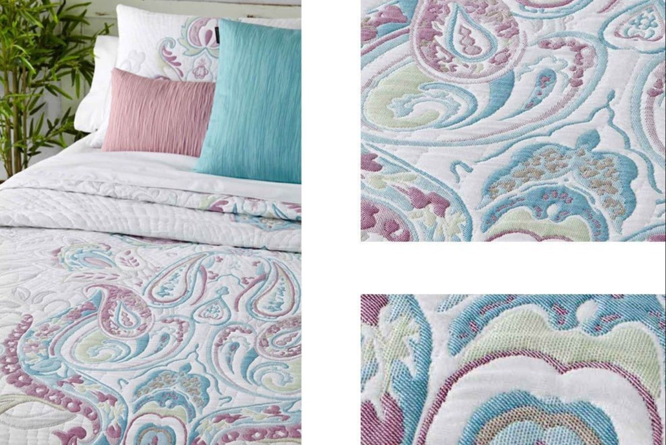 Parure de lit Jacquard en Coton PAISLEY