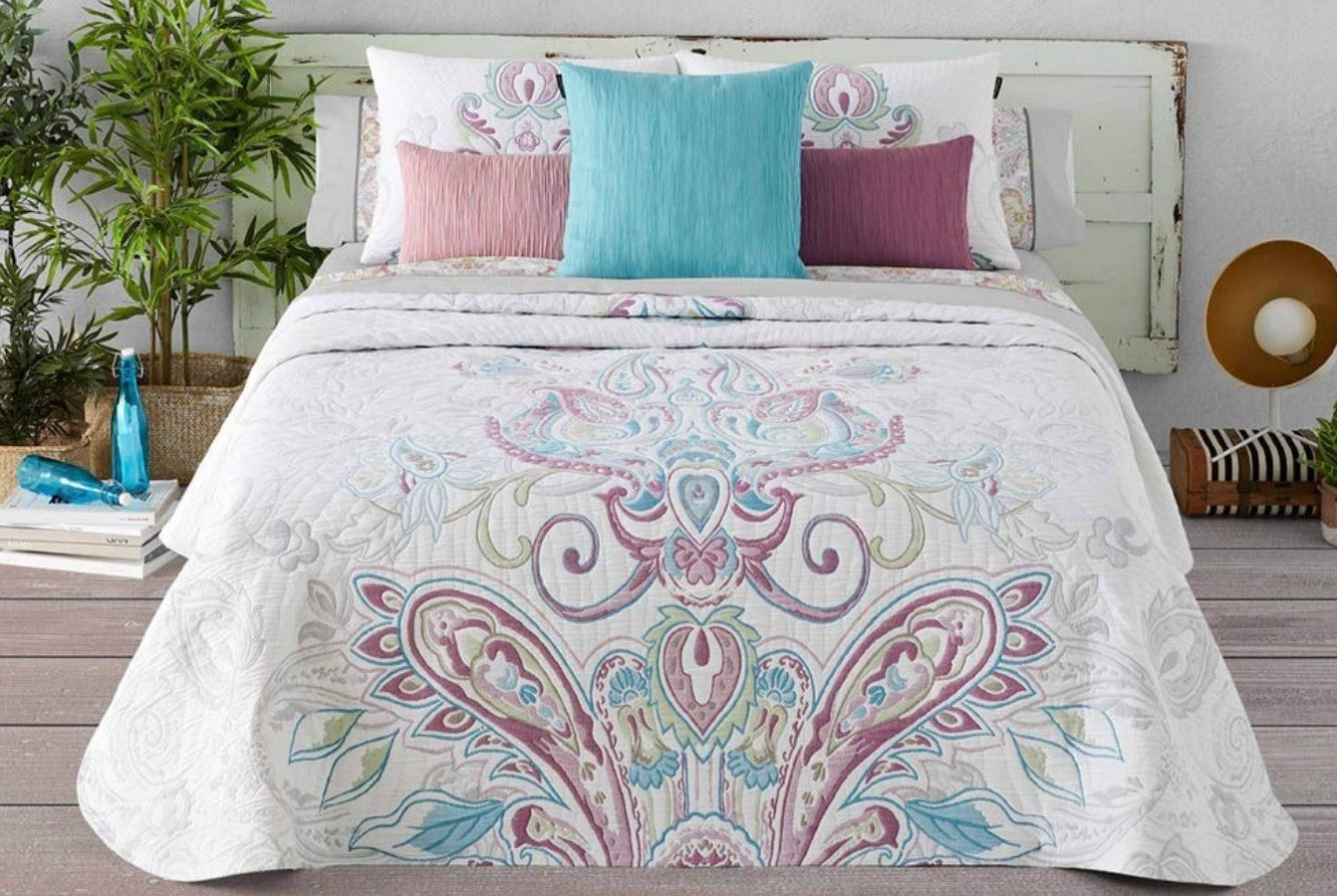 Parure de lit Jacquard en Coton PAISLEY