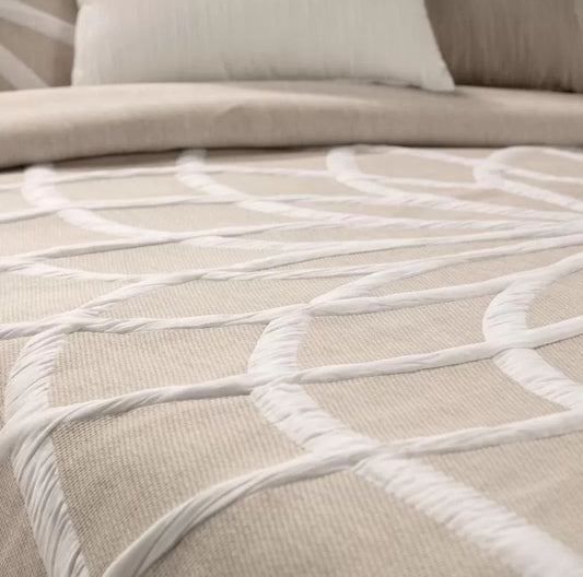 Couvre-lit MANDARA CHIC Beige