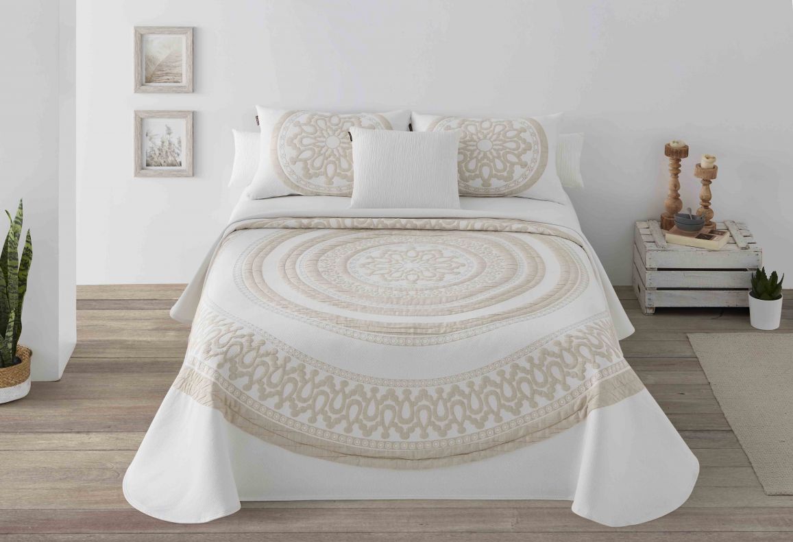 Ensemble Complet Jacquard HOOP CHIC Beige