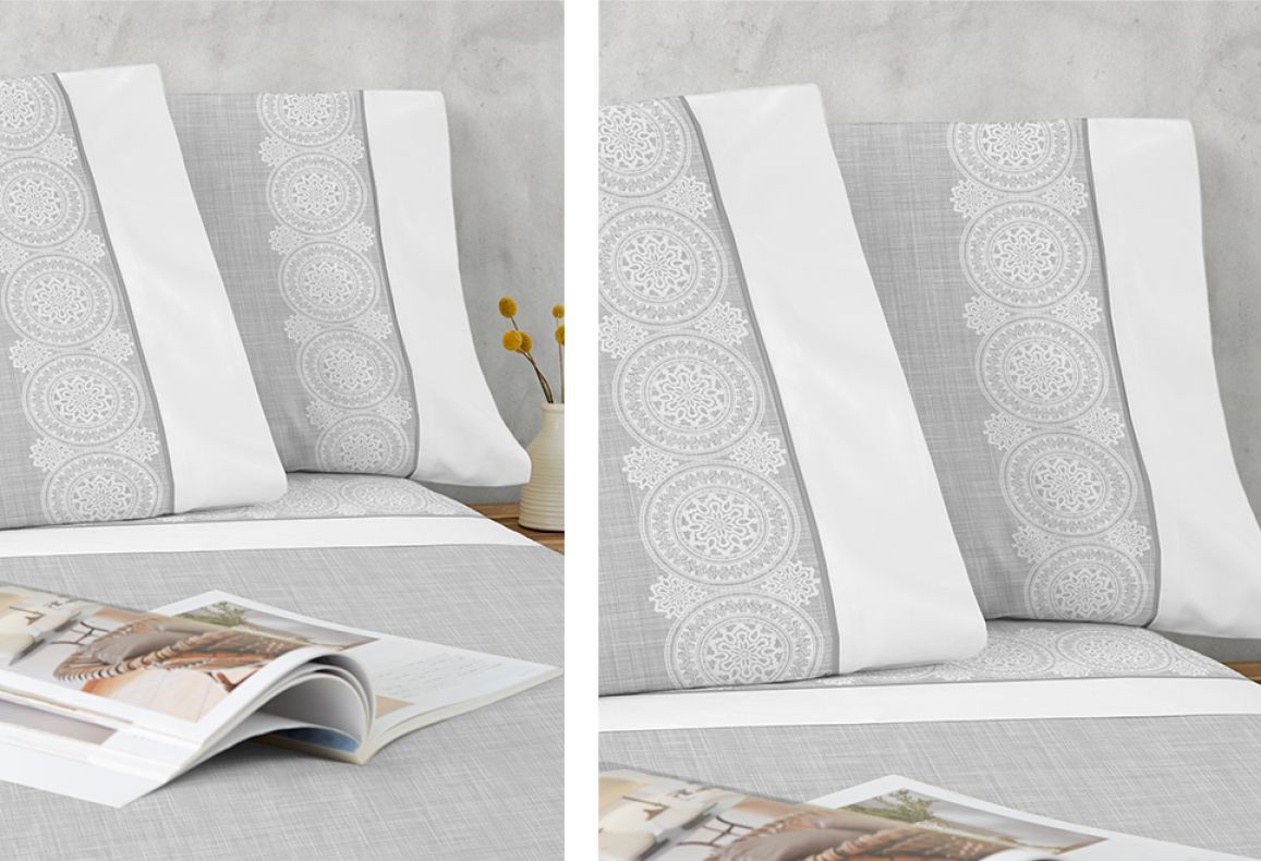 Ensemble Complet Jacquard HOOP CHIC Gris