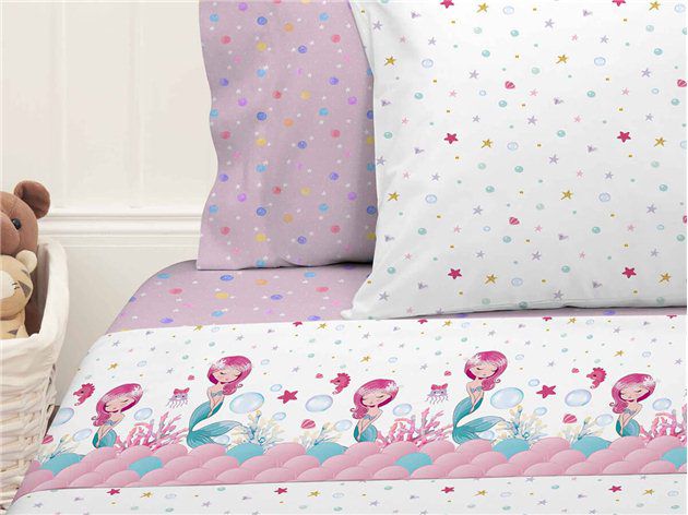 Parure de Draps JUNIOR Sirènes