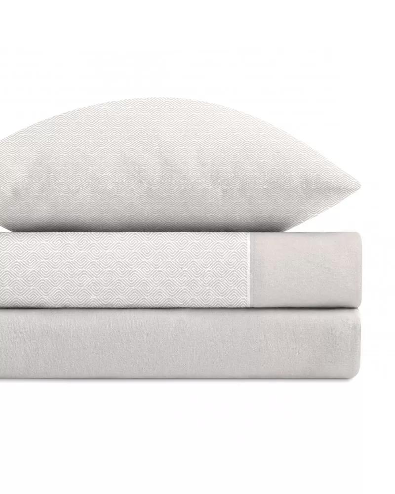 Parure De Draps Hiver En Flanelle De Coton Losange
