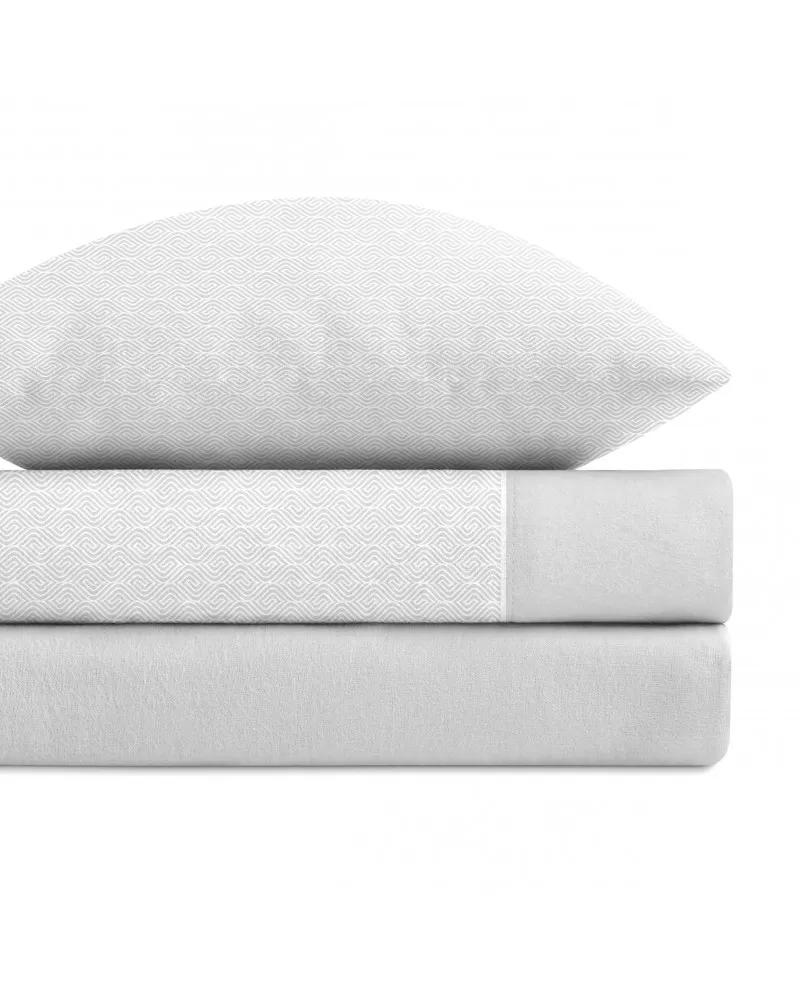 Parure De Draps Hiver En Flanelle De Coton Losange