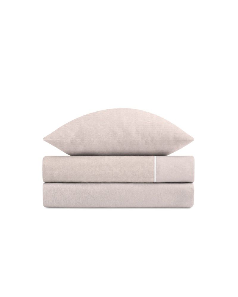 Parure De Draps Hiver En Flanelle De Coton Uni