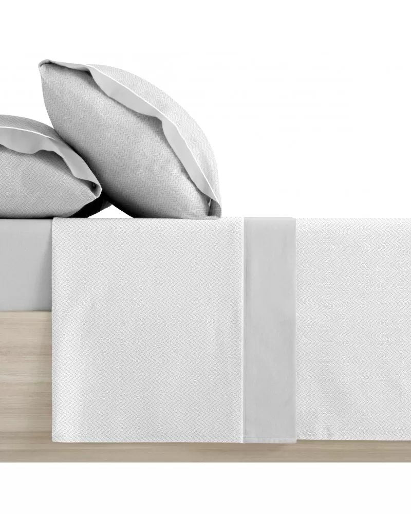 Parure De Draps Hiver En Flanelle De Coton Zigzag