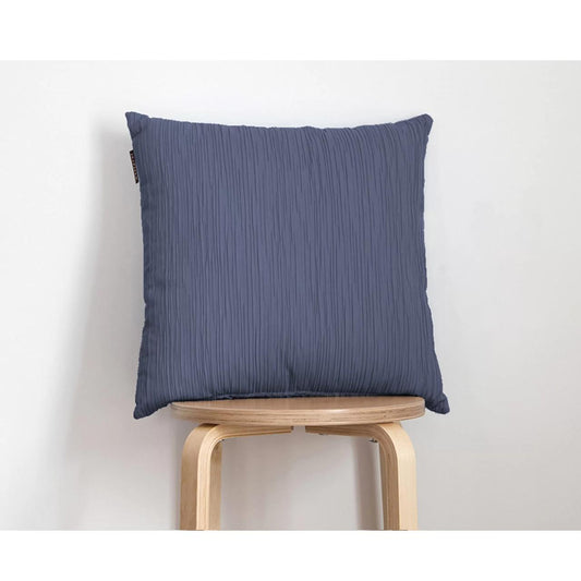 Coussin Jacquard Gaufré BLEU MARINO