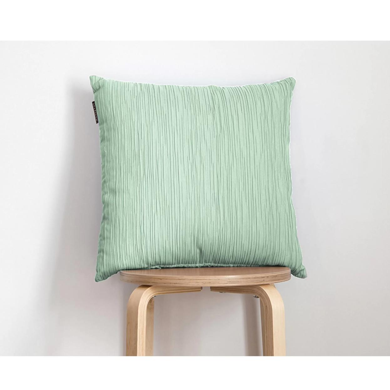 Coussin Jacquard Gaufré AQUAMARINE