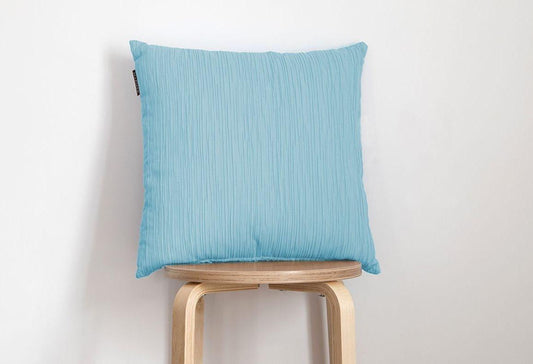 Coussin Jacquard Gaufré TURQUOISE