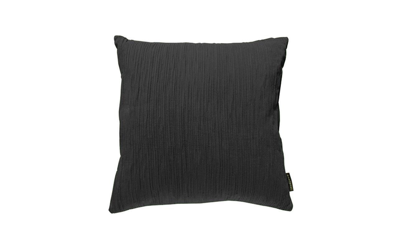 Coussin Jacquard Gaufré NOIR