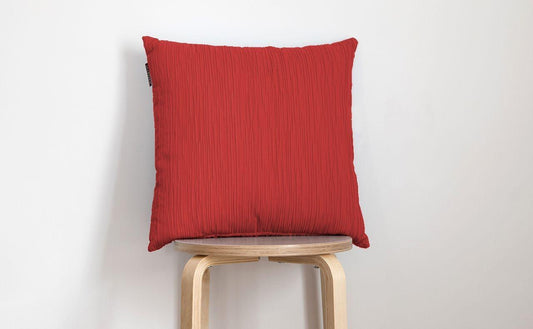 Coussin Jacquard Gaufré ROUGE