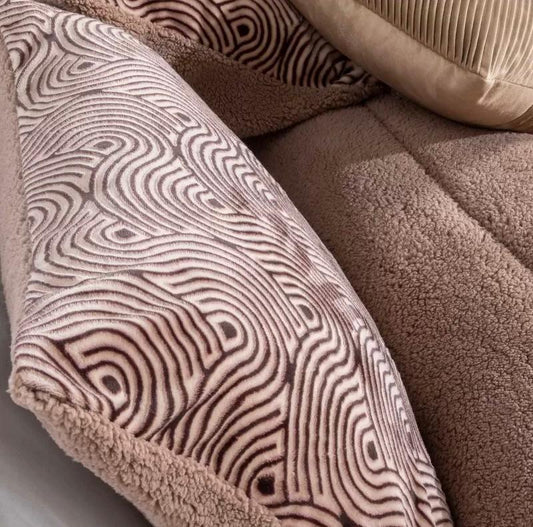 Couette Comforter DOKO ONDAS COCOA