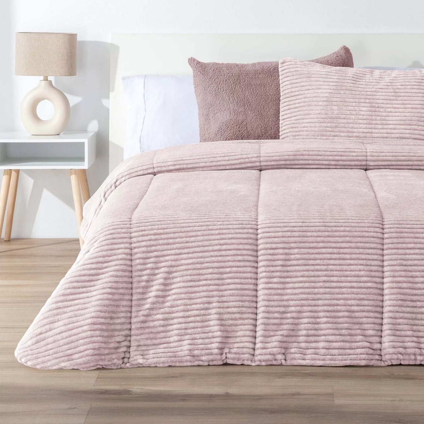 Couette Comforter à Rayures LINES MELANGE Rose