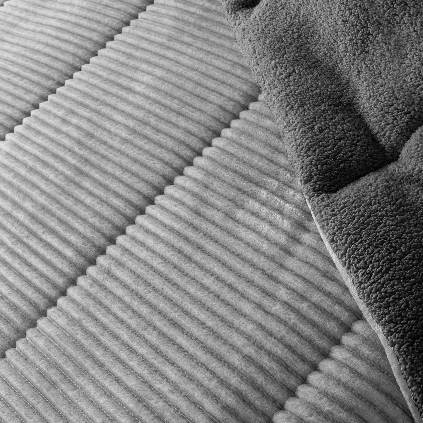 Couette Comforter à Rayures LINES MELANGE Gris