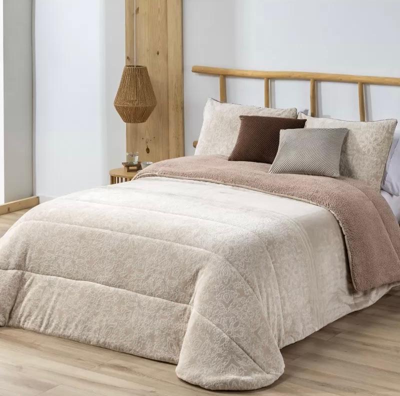 Couette Comforter DOKO FLORAL BEIGE