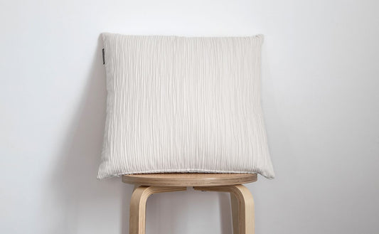 Coussin Jacquard Gaufré BLANCO