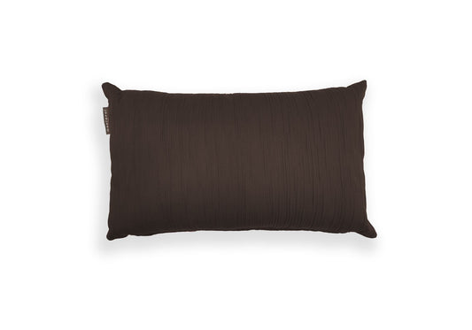 Coussin Jacquard Gaufré MARRON