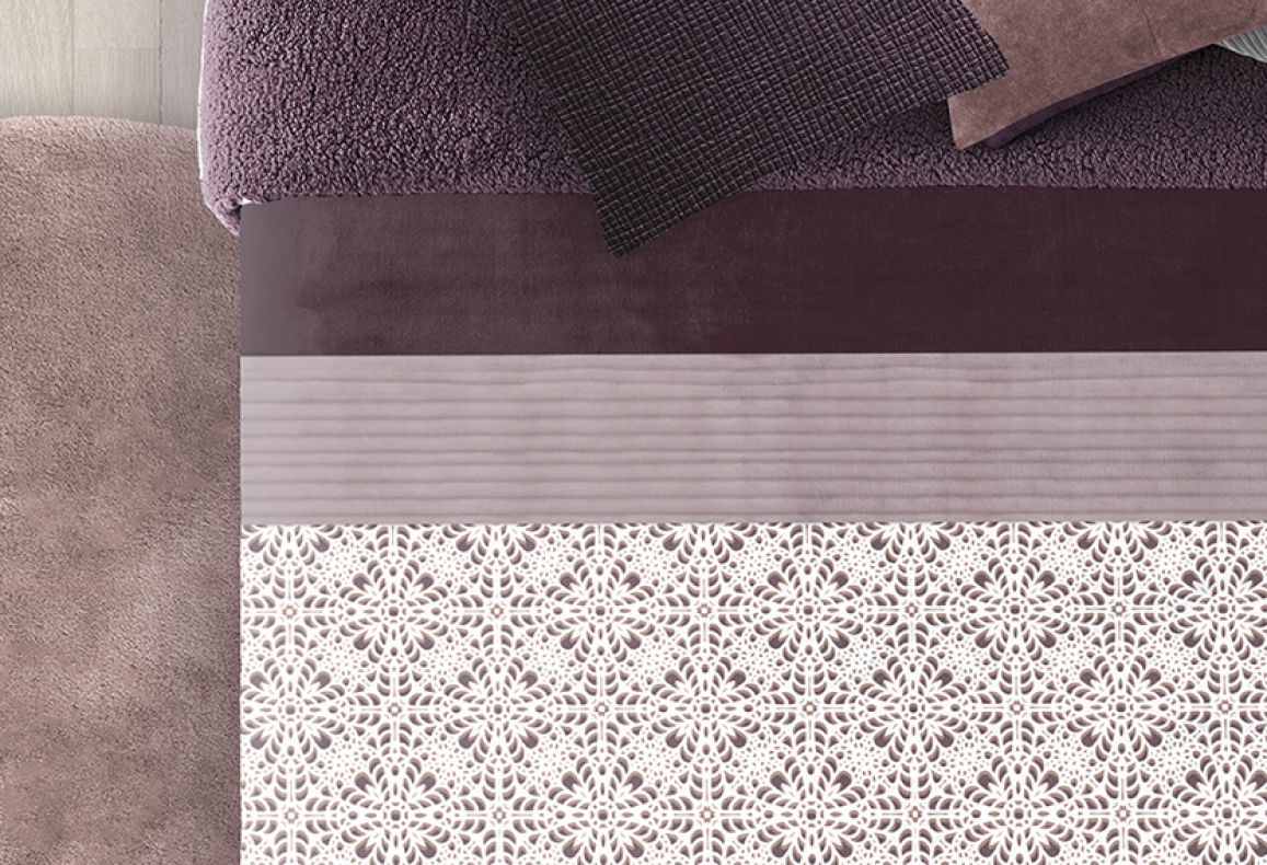 Couette Comforter DOKO BURGUNDY