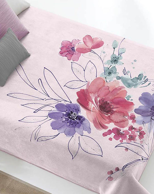 Couverture Veloutée FLORES