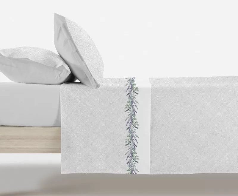 Parure De Draps Imprimés LILAC Gris