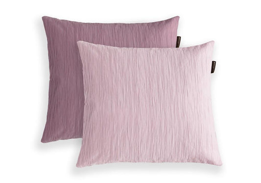 Coussin Bicolore Jacquard Gaufré en TONS LAVANDE