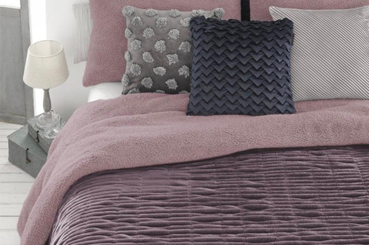 Couette Comforter Ondulée MOSAIC BORDEAUX