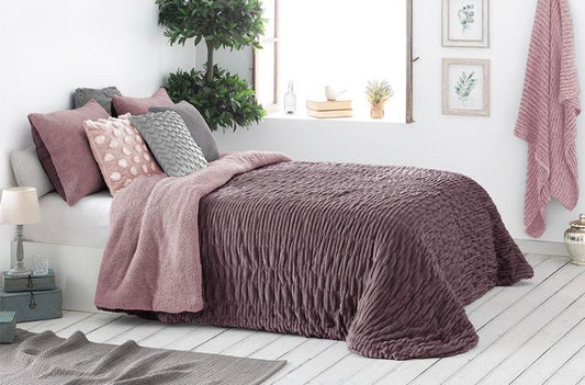 Couette Comforter Ondulée MOSAIC BORDEAUX
