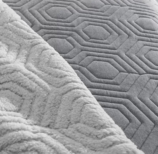 Couette Comforter NID D'ABEILLE COCO Gris