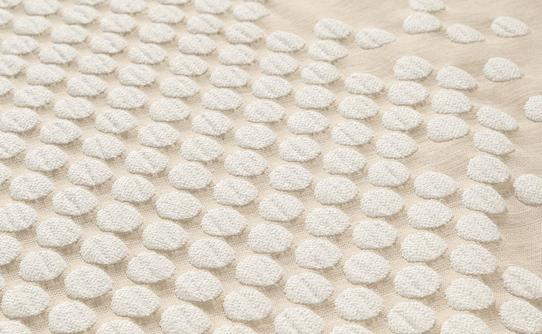 Parure de lit Jacquard POINT Beige
